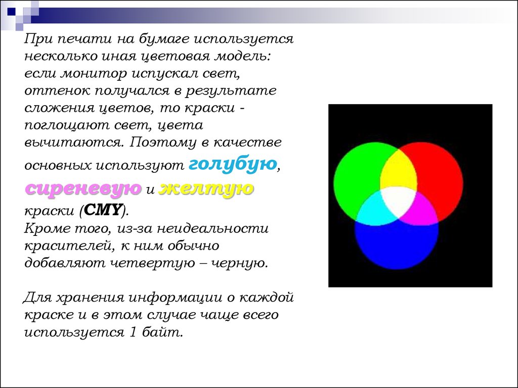 Цветной рисунок состоит из 65536. Кодирование цвета цветовые модели. Графическая информация цветовые модели. Цветовую модель, которая используется при печати.. Виды цветовых моделей.