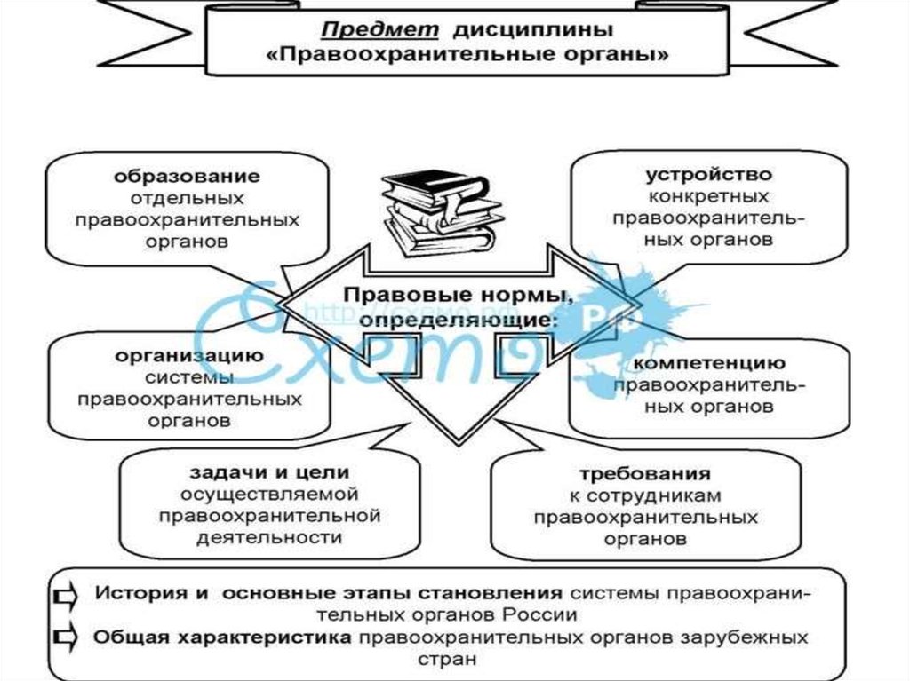 Интеллект карта правоохранительные органы