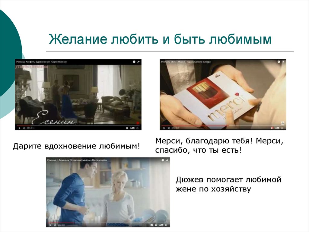 Желание любить и быть любимым