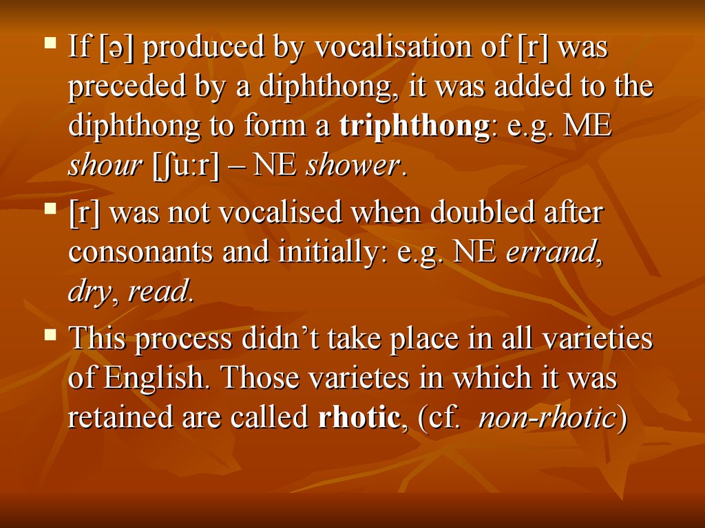 Early Modern English Phonological And Morphological System Lecture 4 Online Presentation