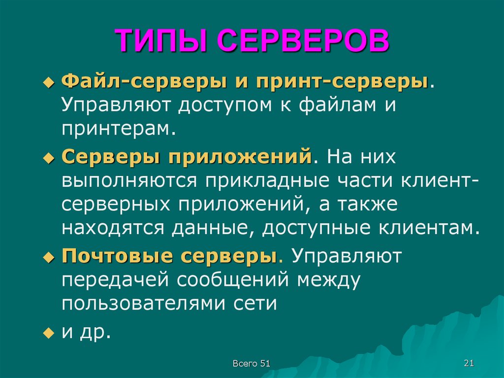 Типы серверов. Классификация видов серверов. Типы информационных серверов. Основные виды серверов. Типы серверов. Классификация серверов..