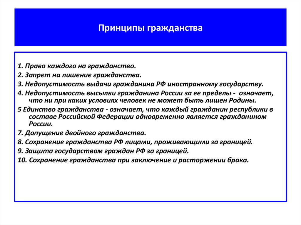 Каковы принципы российского гражданства назовите основания. Принципы гражданства РФ. Основные принципы гражданства Российской Федерации. Гражданство РФ принципы гражданина. Принципы гражданности.