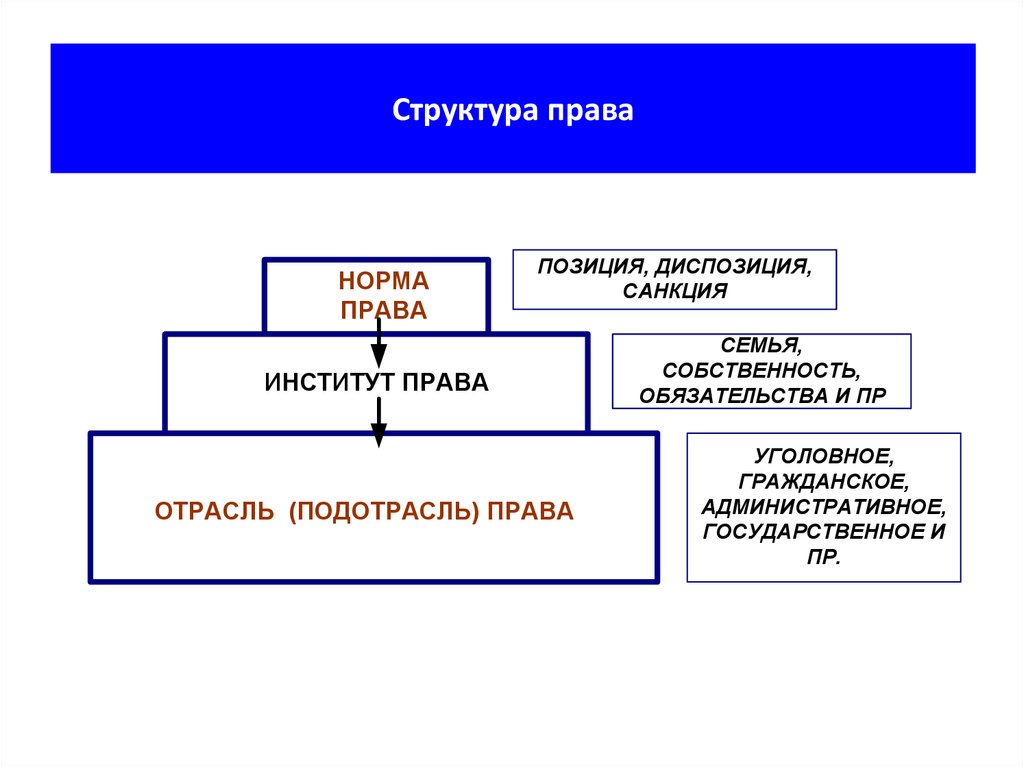 Элемент структуры правовой. Структура системы права схема. Структура системы права с примерами. Элементы структуры системы права. Структура системы права РФ.