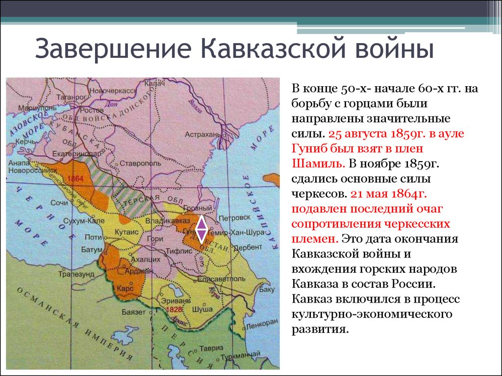 Северный кавказ вопрос ответ