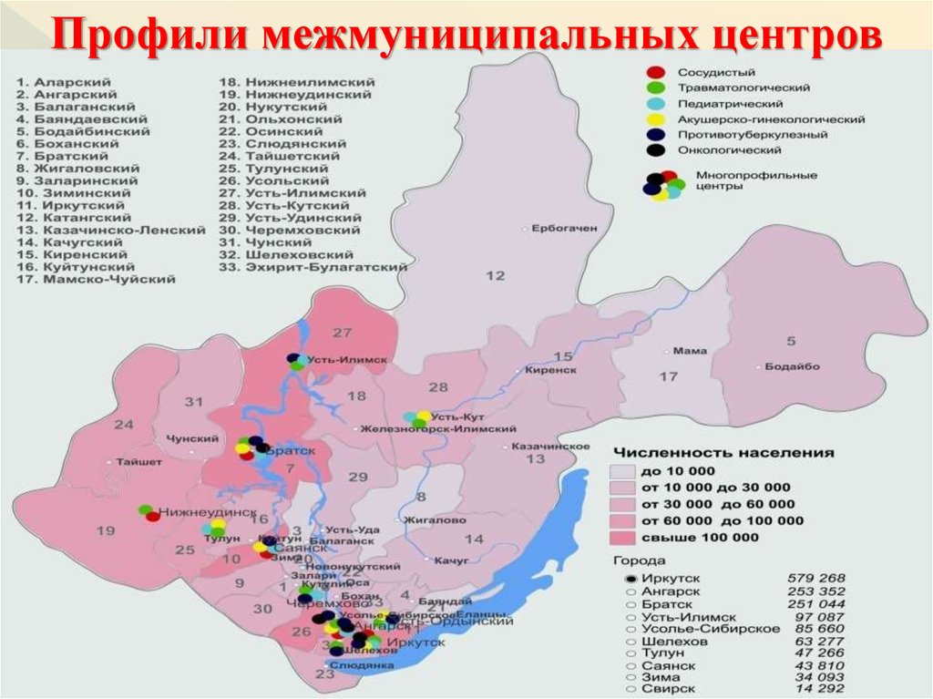 Карта боханского района иркутской области