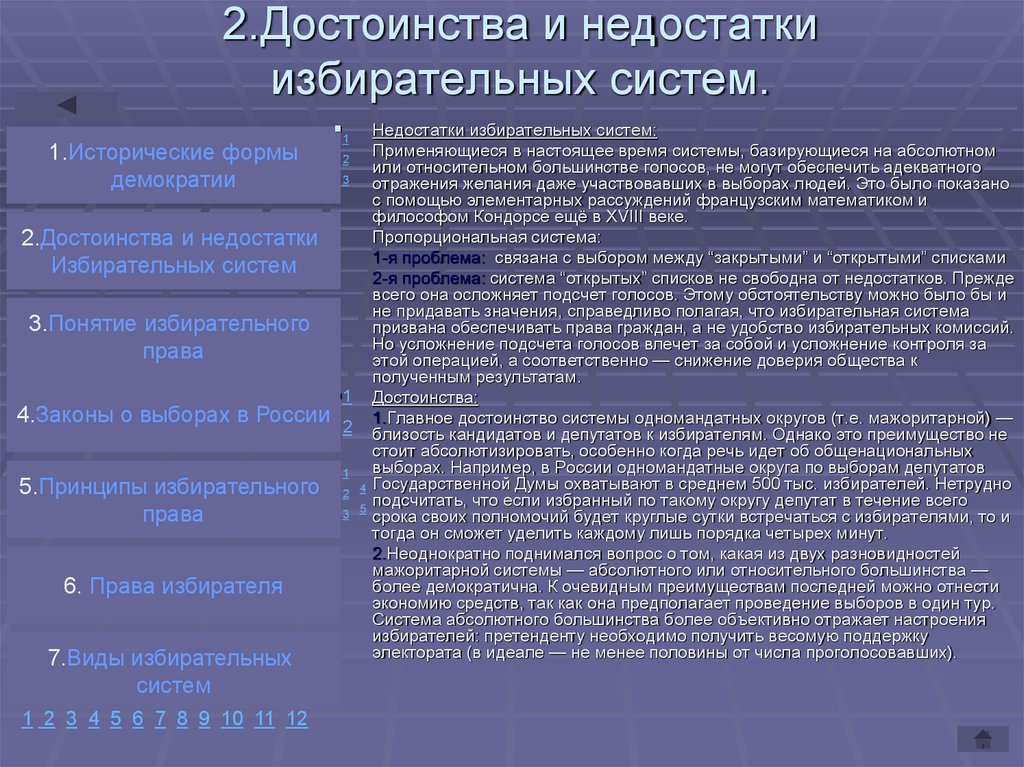 2 преимущества и недостатки. Минусы избирательных систем. Достоинства и недостатки избирательных систем. Преимущества избирательной системы. Преимущества выборов.