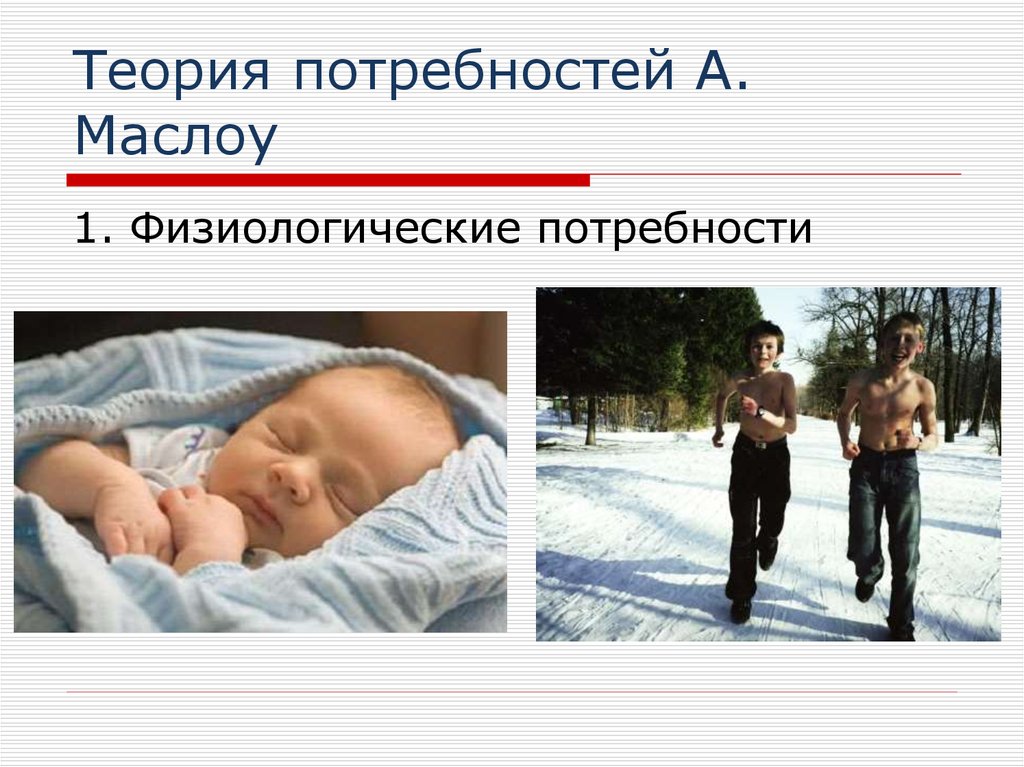 Теория потребностей А. Маслоу