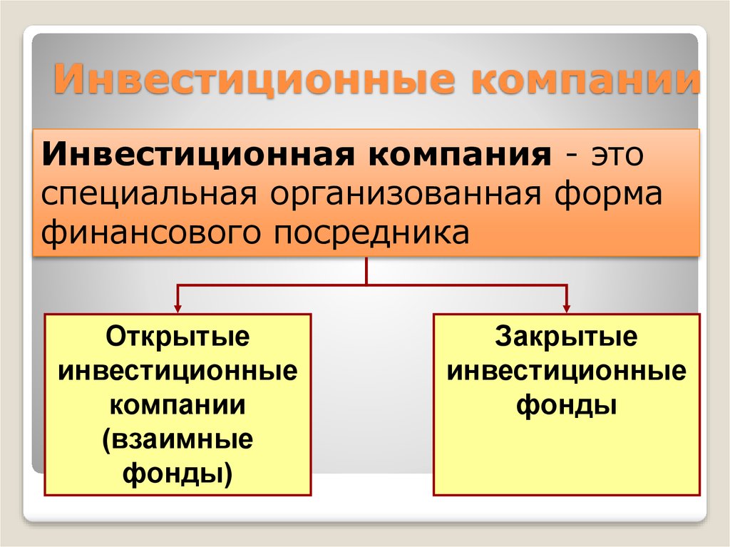 Профессиональные инвестиционные компании