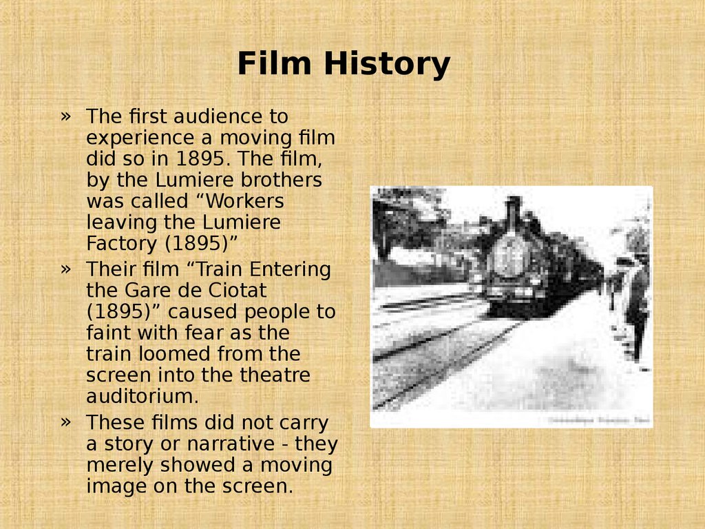 history of cinema essay
