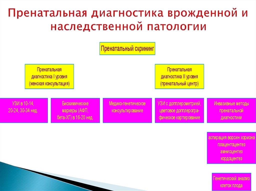 Пренатальная диагностика наследственных