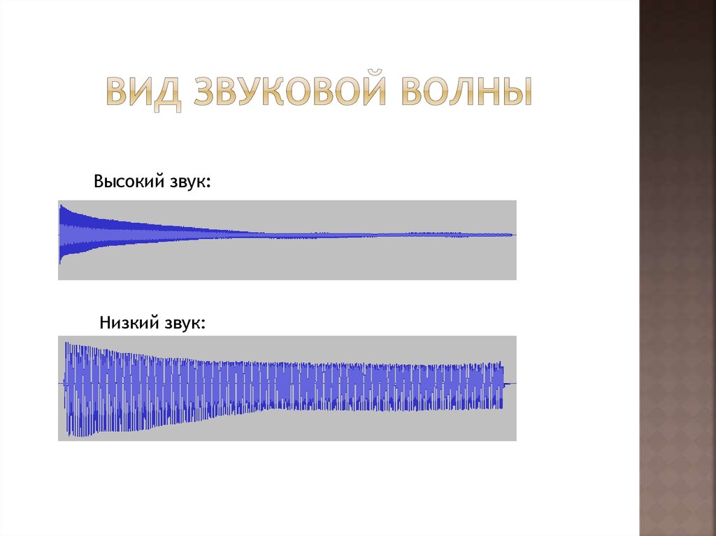 Действие звуковых волн