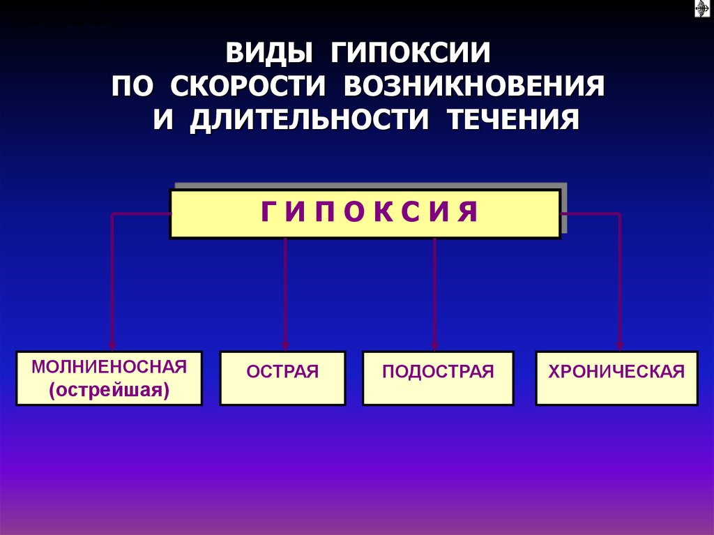 Острая и хроническая гипоксия. Виды гипоксии. Виды гтпоксий. Общая и местная гипоксия. Гипоксия и ее формы.