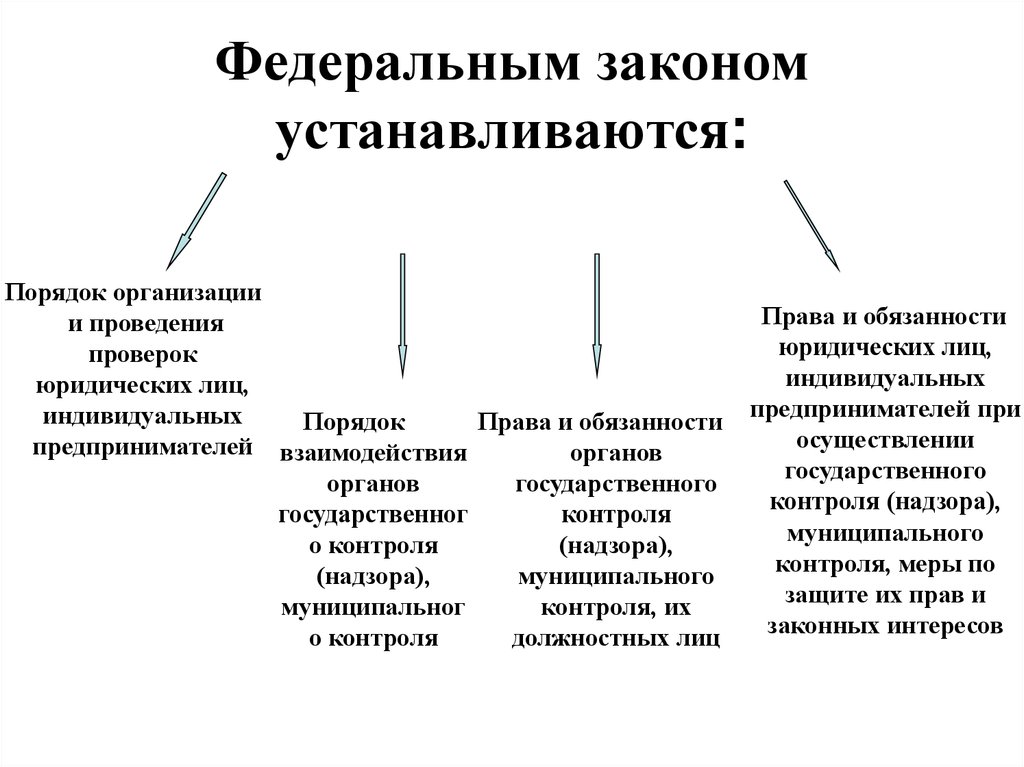 Федеральным законом устанавливаются