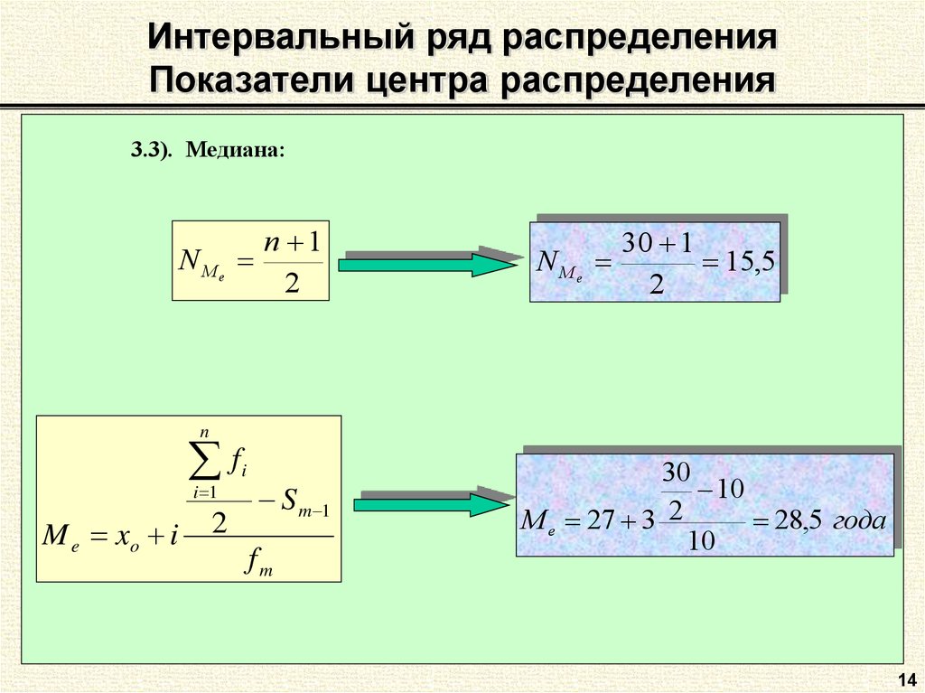 Показатели центра. Интервальный ряд распределения. Средние показатели ряда распределения. Рассчитать показатели центра распределения. Для интервального ряда распределения строится.