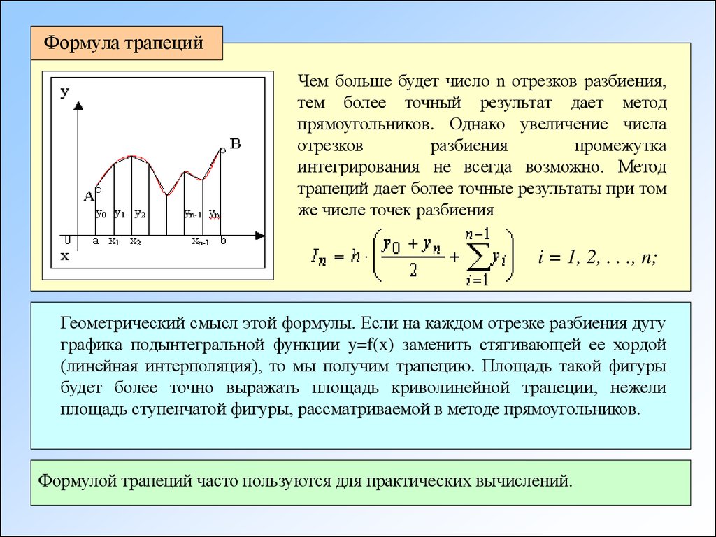 Интегрирование трапецией. Метод трапеций формула. Методы численного интегрирования. Численное интегрирование методы вычислений. Метод Гаусса интегрирование.