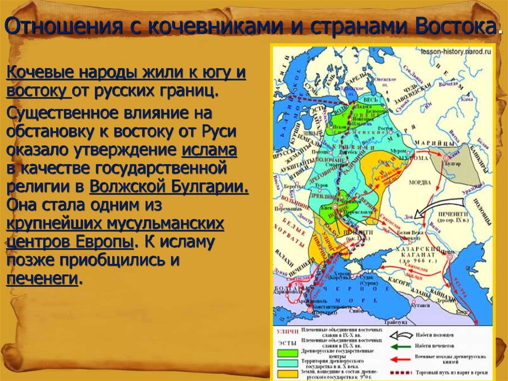 История восточной европы. Отношения Руси с кочевниками. Отношения риси с кочеаниками. Отношения с кочевниками и странами Востока. Кочевые племена древней Руси.