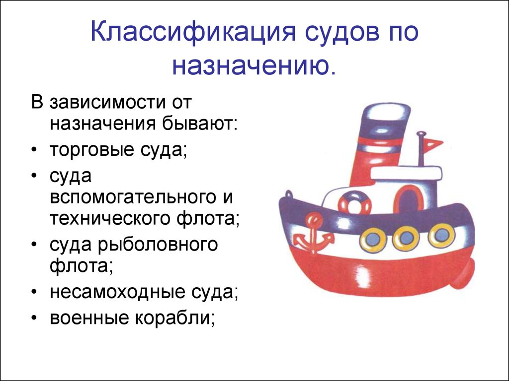 Классификация судов. Типы морских судов по назначению. Классификация судов морского флота. Классификация гражданских судов. Классификация торговых судов.