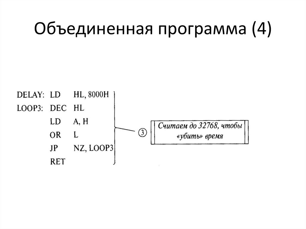 Объединенная программа (4)