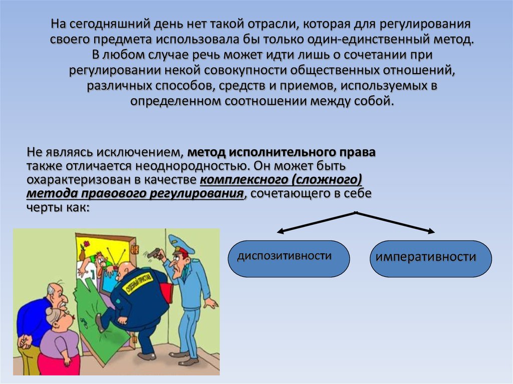 На сегодняшний день входит в. Императивность проявляется в.