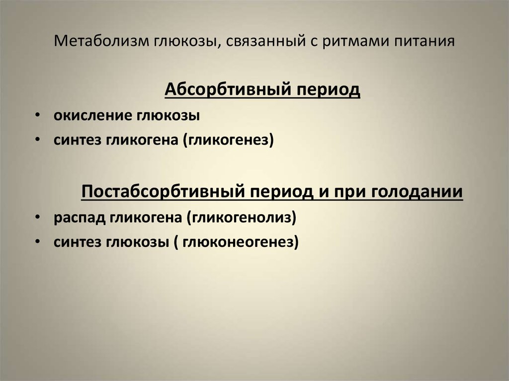 В абсорбтивный период активно протекает. Периоды метаболизма абсорбтивный. Периоды метаболизма абсорбтивный, постабсорбтивный, голодание. Абсорбтивный и постабсорбтивный период. Постабсорбтивный период биохимия.