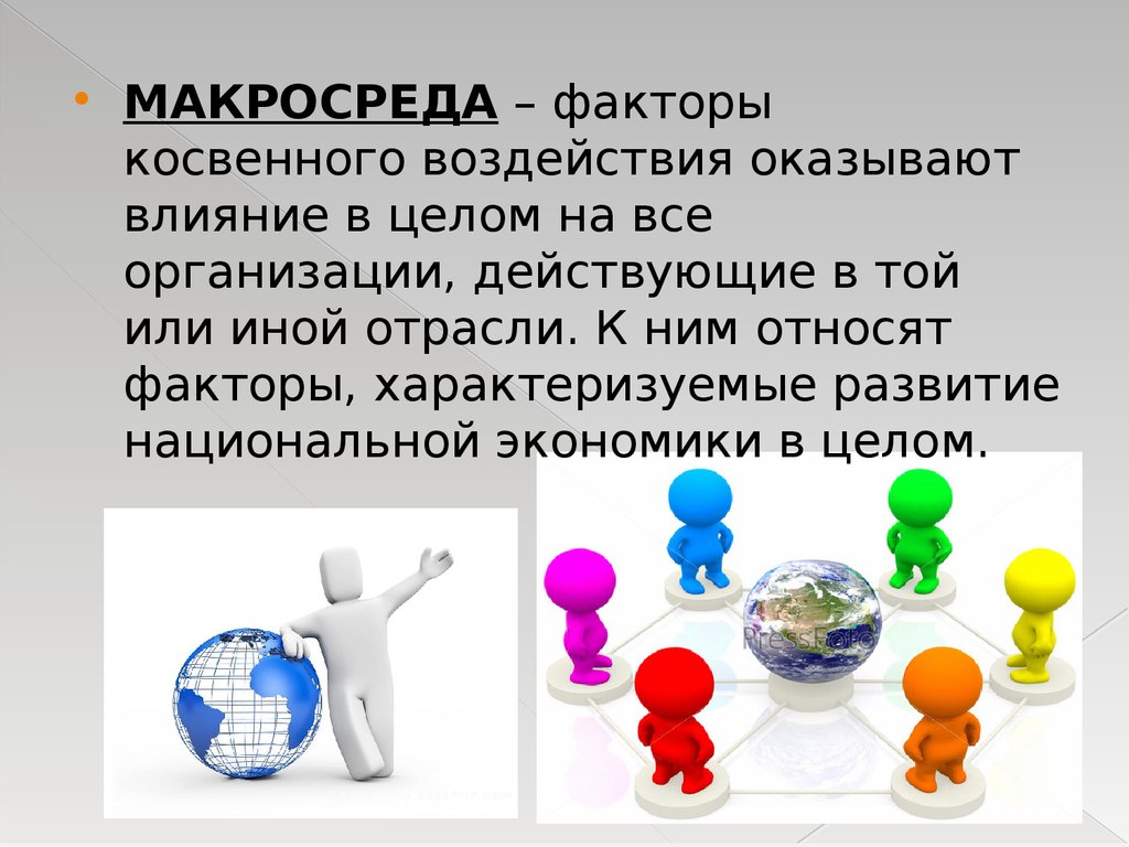 Влияние в целом. Макросреда косвенного воздействия. Внешняя макросреда (среда косвенного воздействия). Факторы косвенного воздействия макросреда. Внешняя среда косвенного воздействия микросреда.