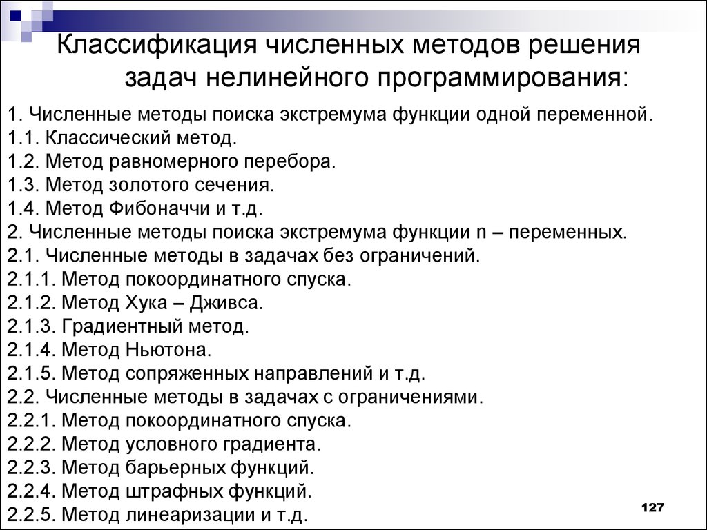 Методы поиска решений. Классификация численных методов. Численные методы классификация численных методов. Программирование численных методов. Классификация методов программирования.