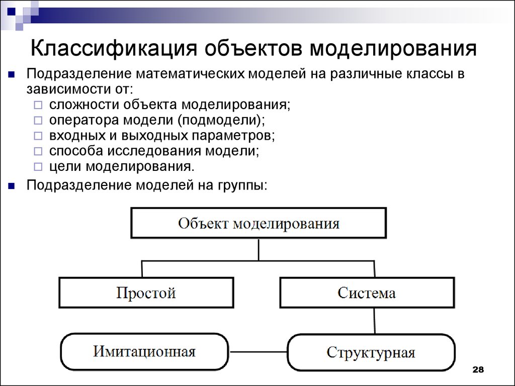 Объект моделирования. Классификация процессов объектов моделирования. Классификация математических моделей по объекту моделирования. Классификация по сложности объекта математического моделирования. Классификация моделей в моделировании.