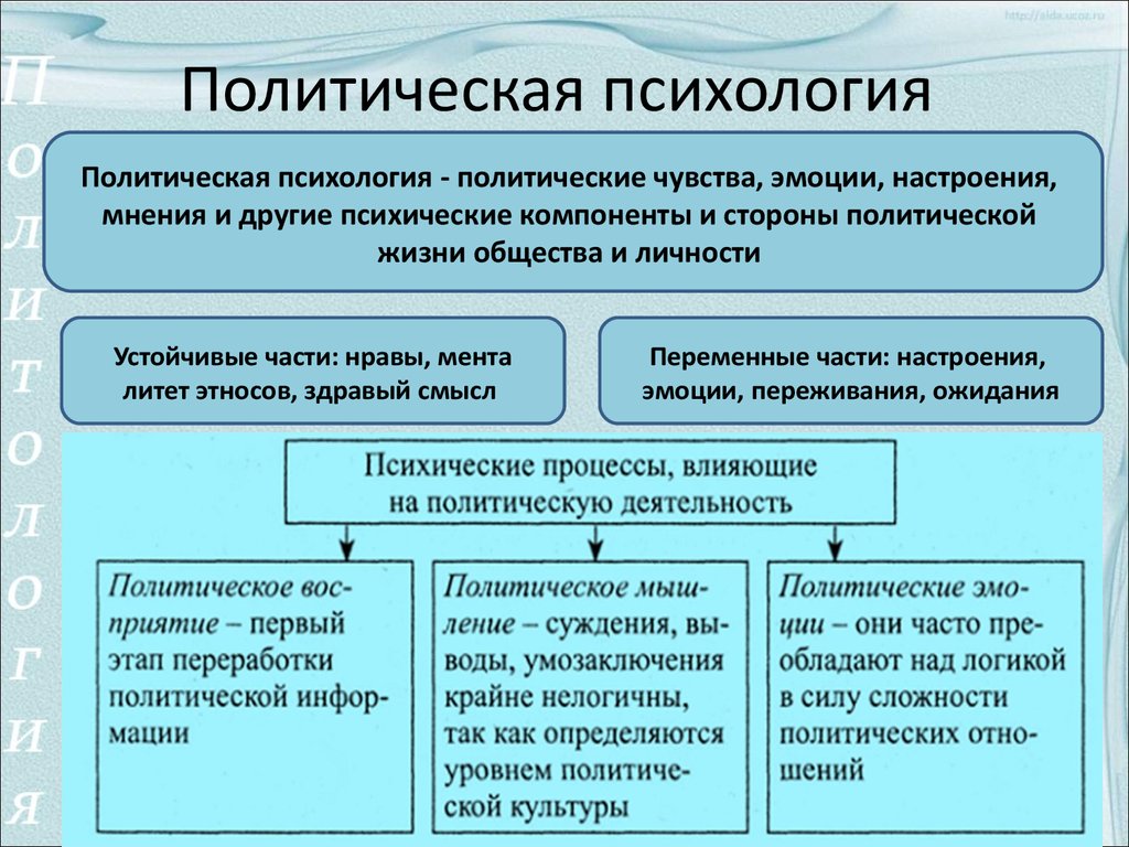 Политическое поведение план конспект