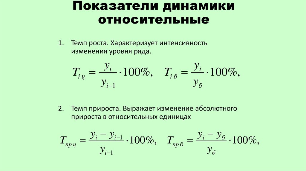 Относительный показатель плана определяется по формуле