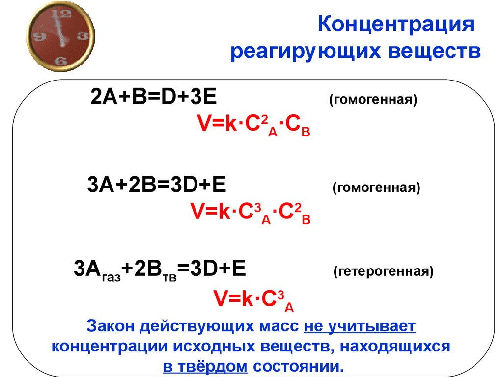 Концентрация вещества реакция. Концентрация реагирующих веществ. Концентрация реагирующих веществ примеры. Реакции с концентрацией реагирующих веществ. Влияние концентрации реагирующих веществ.