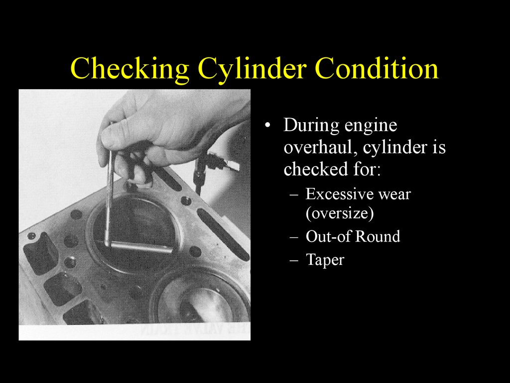 Checking Cylinder Condition