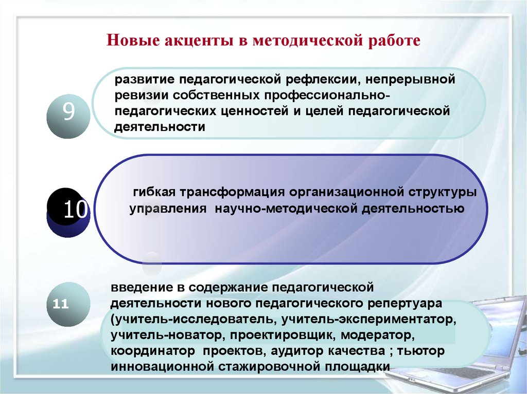 Образовательно методические функции. Функции методической работы.