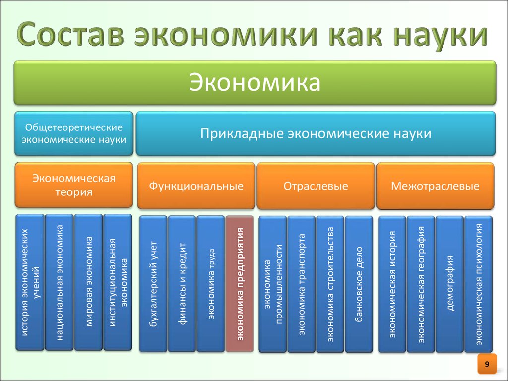 Типы экономических наук. Основные положения экономики. Основные и прикладные экономические дисциплины. Экономические положения в экономике. Прикладные экономические науки.