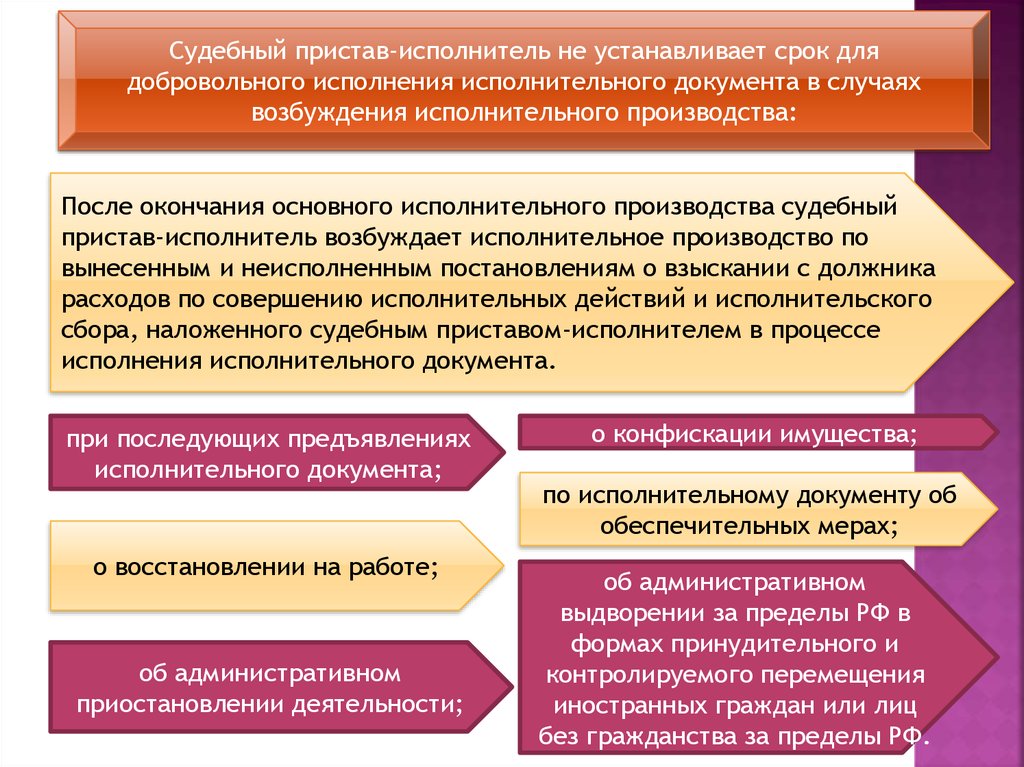 Срок на добровольное исполнение требований исполнительного документа