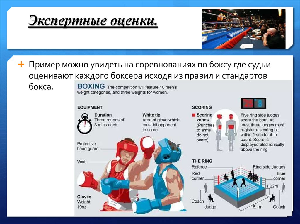 Экспертные оценки.