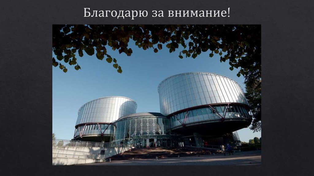 Благодарю за внимание!