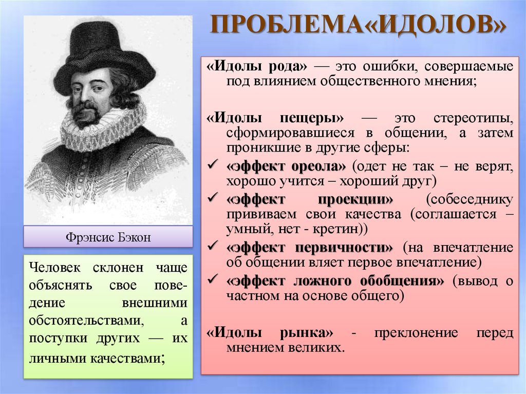 Методологический проект ф бэкона назывался