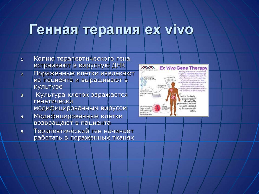 Презентация на тему генная терапия