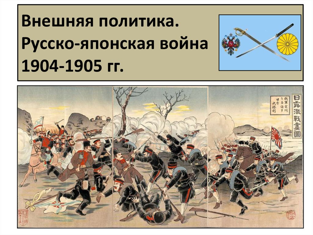 Внешняя политика. Русско-японская война 1904-1905 гг.