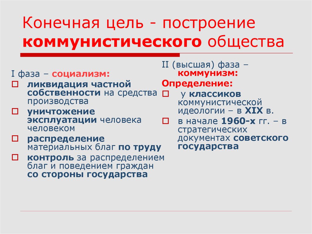 Насколько реалистичными по вашему мнению были планы построения коммунистического общества