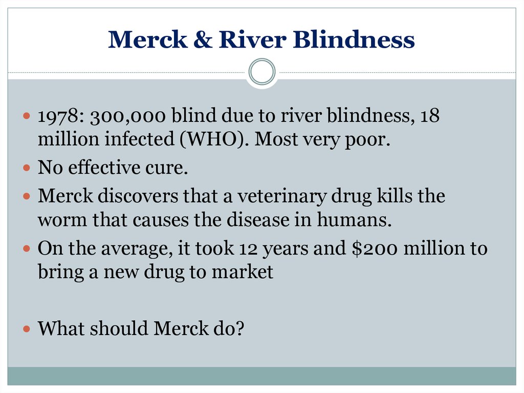 Merck & River Blindness