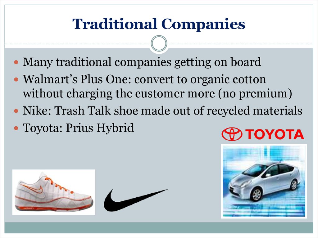 Traditional Companies