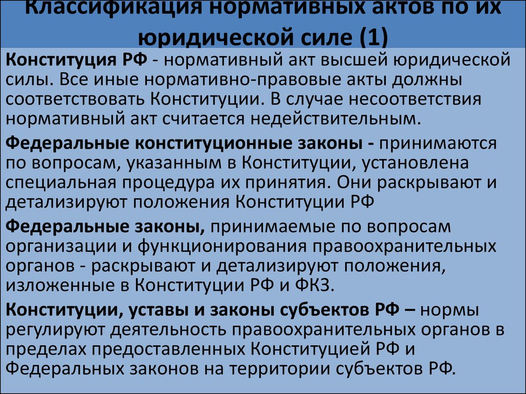 Акты планирования