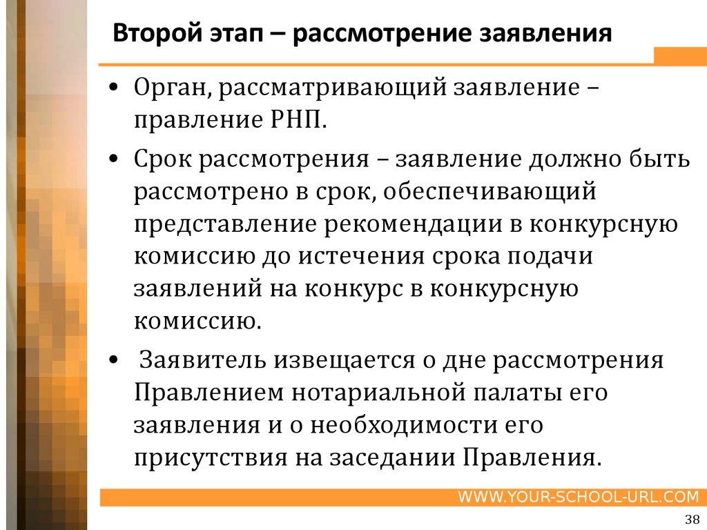 Рассмотрите этапы