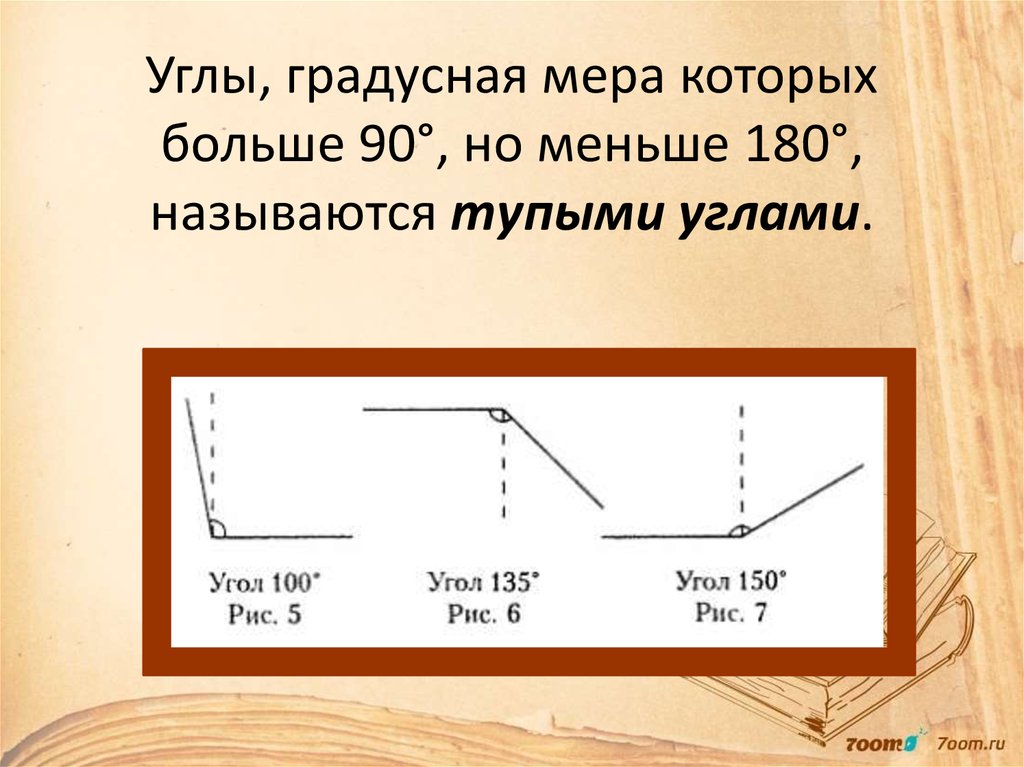 Градусная мера двух углов