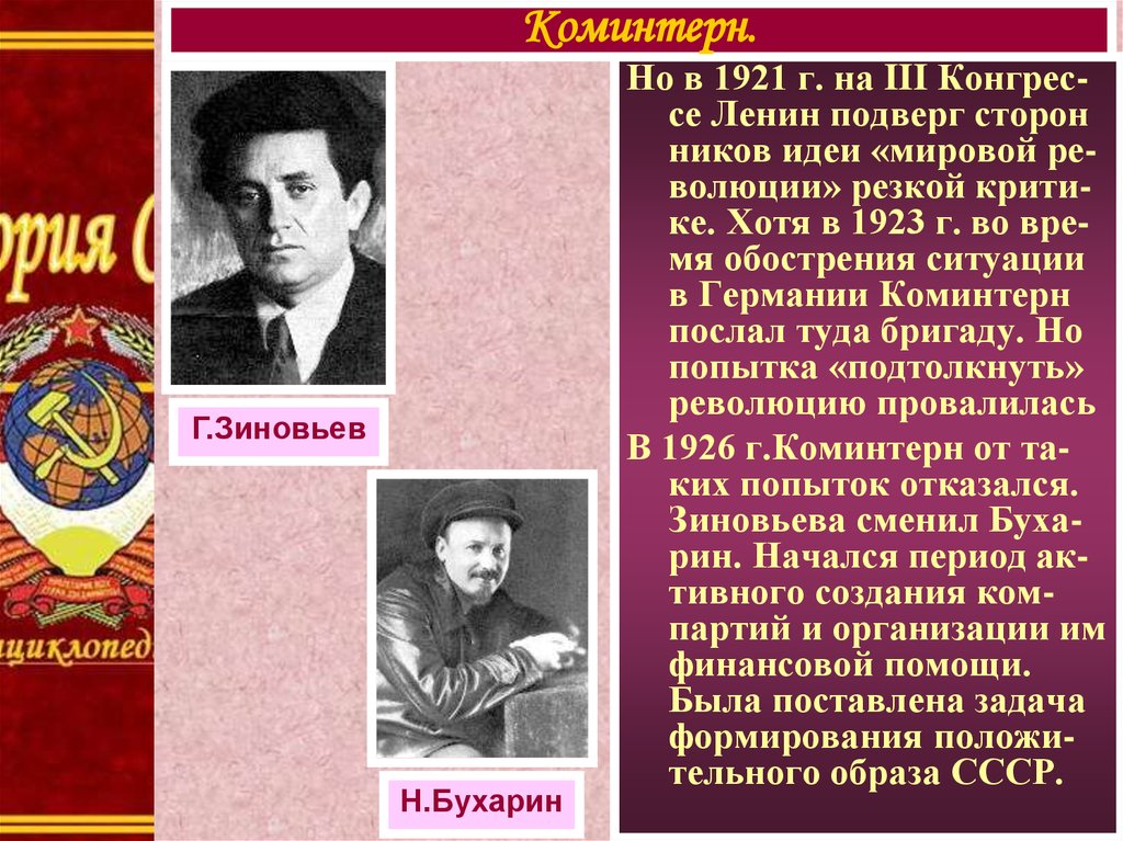 В каком году создан коминтерн. Коминтерн в СССР. Политика Коминтерна в 20-е. Коминтерн 1920-е годы. Коминтерн в СССР 20 годы.