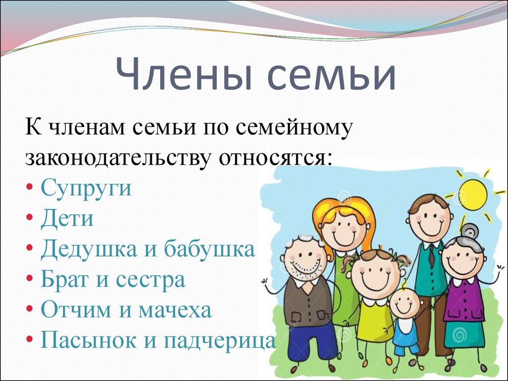 Семейный кодекс презентация