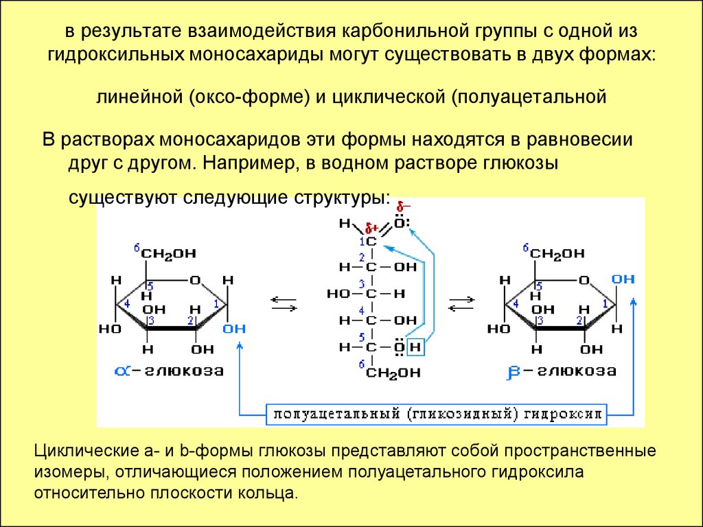 Гидроксильные группы фруктозы. Циклическая таутомерия моносахаридов. Фруктоза полуацетальный гидроксил. Карбонильная форма моносахаридов. Полуацетальный гидроксил Глюкозы.