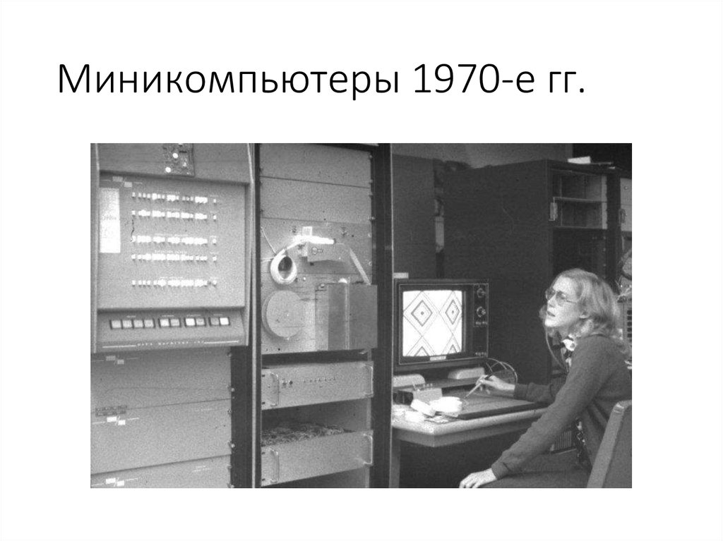 Миникомпьютеры 1970-е гг.