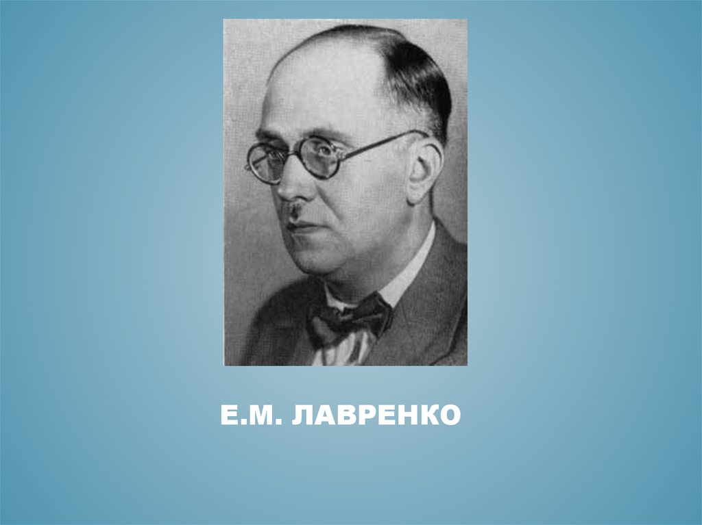 Е.М. Лавренко
